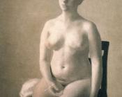 威尔汉姆 哈莫修依 : Seated Female Nude